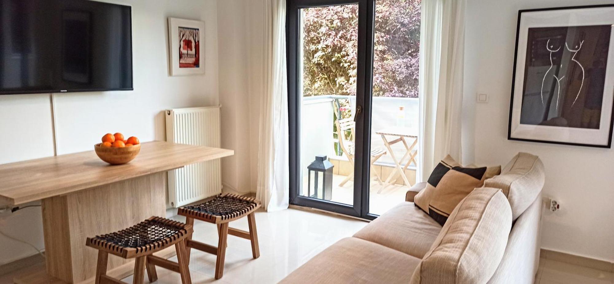 Grand Getaway Suite 300Mts From The Beach Peraía Exteriér fotografie